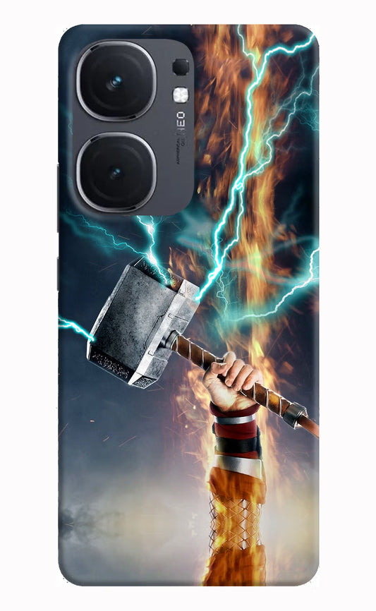 Thor Hammer Mjolnir IQOO Neo9 Pro Hard Case Back Cover by Casekaro