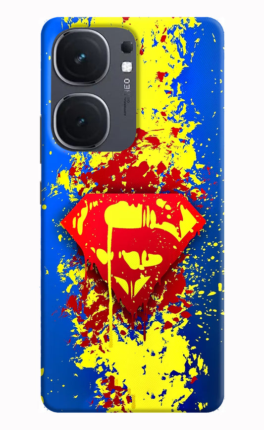 Superman logo IQOO Neo9 Pro Hard Case Back Cover by Casekaro