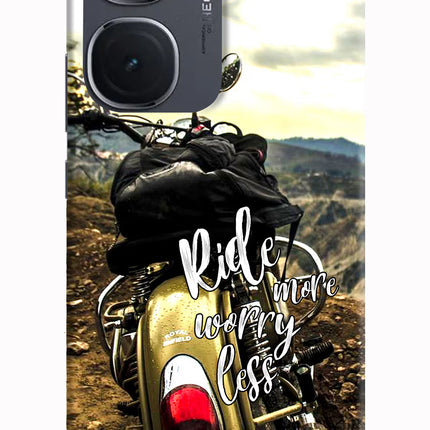 Ride More Worry Less IQOO Neo9 Pro Hard Case Back Cover by Casekaro