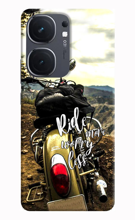 Ride More Worry Less IQOO Neo9 Pro Hard Case Back Cover by Casekaro
