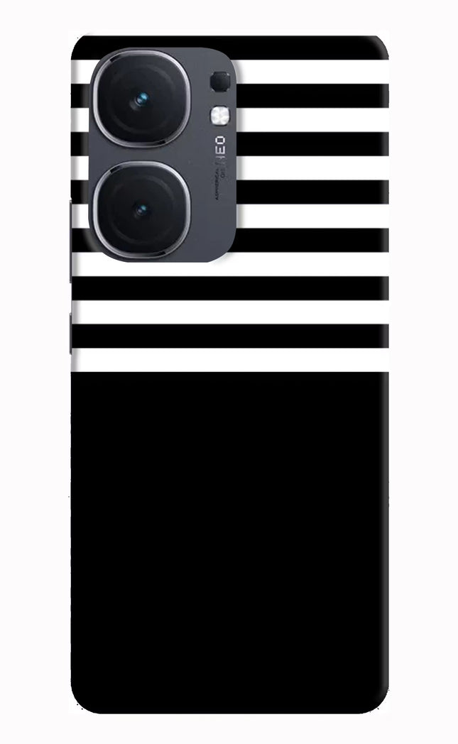 Black and White Print IQOO Neo9 Pro Hard Case Back Cover by Casekaro