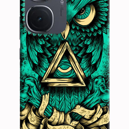 Green Owl IQOO Neo9 Pro Hard Case Back Cover by Casekaro