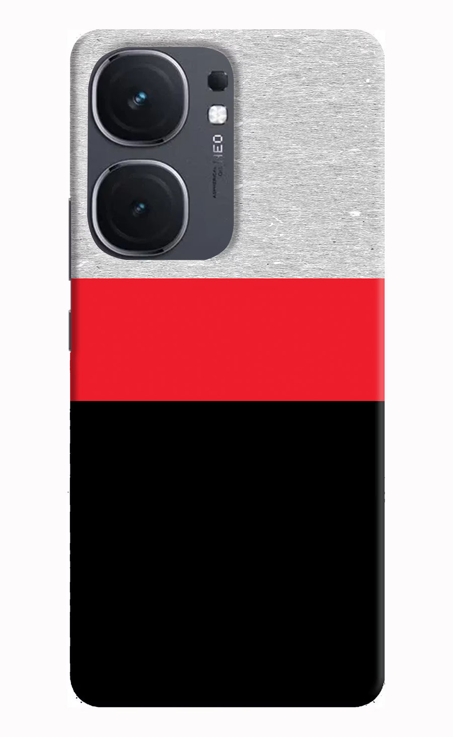 Tri Color Pattern IQOO Neo9 Pro Back Cover, Hard case