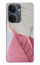 White Pink Leaf IQOO Neo9 Pro Hard Case Back Cover by Casekaro