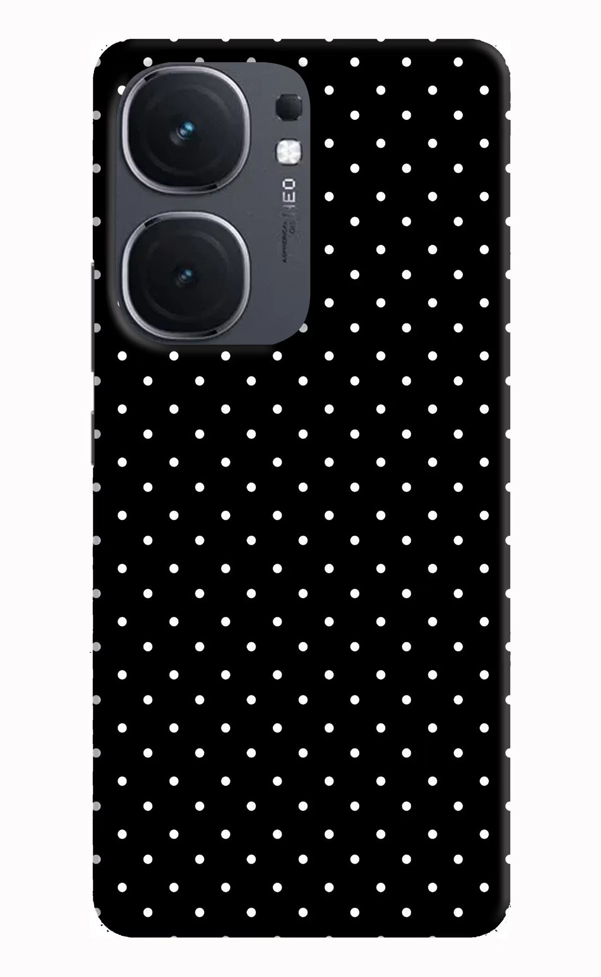 White Dots IQOO Neo9 Pro Hard Case Back Cover by Casekaro