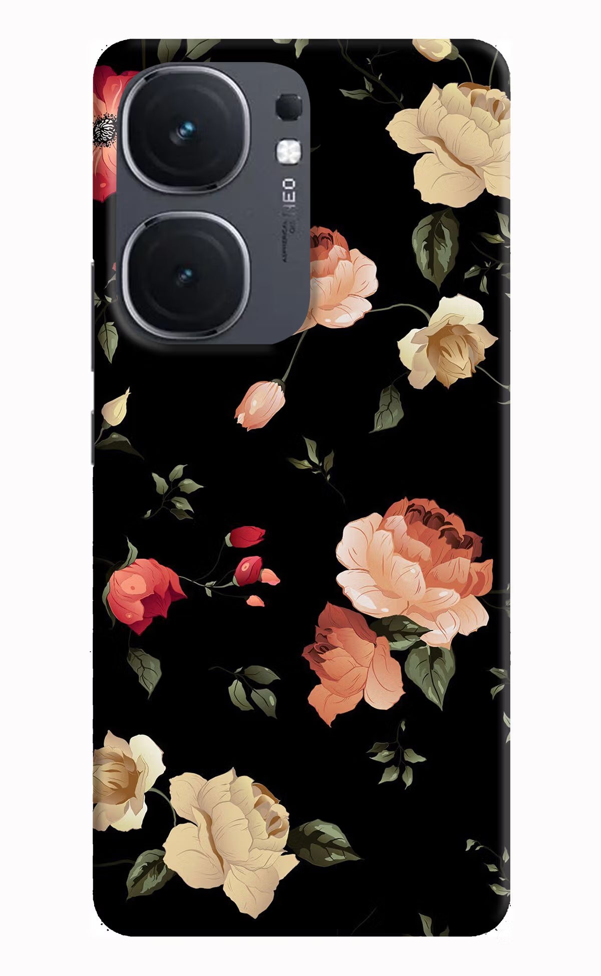 Flowers IQOO Neo9 Pro Hard Case Back Cover by Casekaro