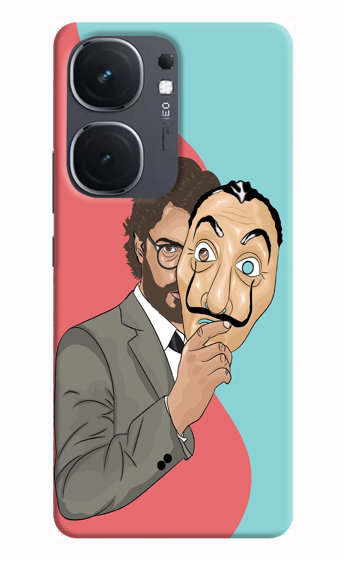 Professor IQOO Neo9 Pro Hard Case Back Cover by Casekaro