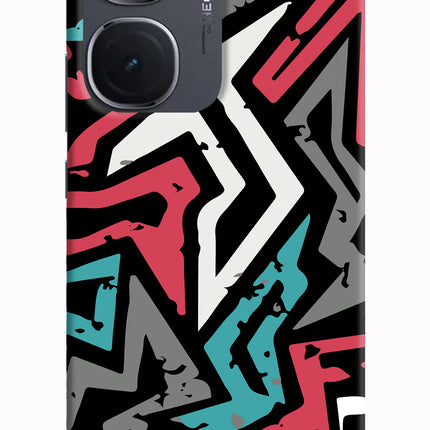 Geometric Graffiti IQOO Neo9 Pro Hard Case Back Cover by Casekaro