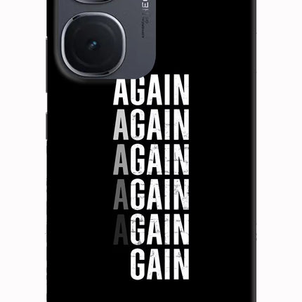 Again Again Gain IQOO Neo9 Pro Hard Case Back Cover by Casekaro