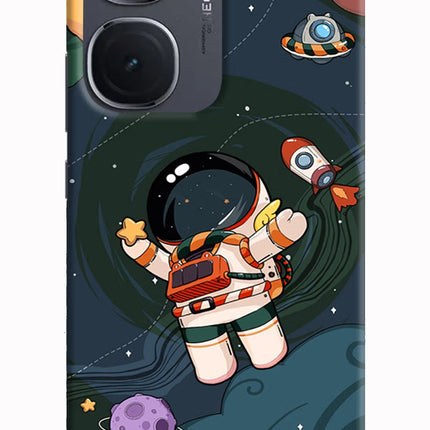 Cartoon Astronaut IQOO Neo9 Pro Hard Case Back Cover by Casekaro