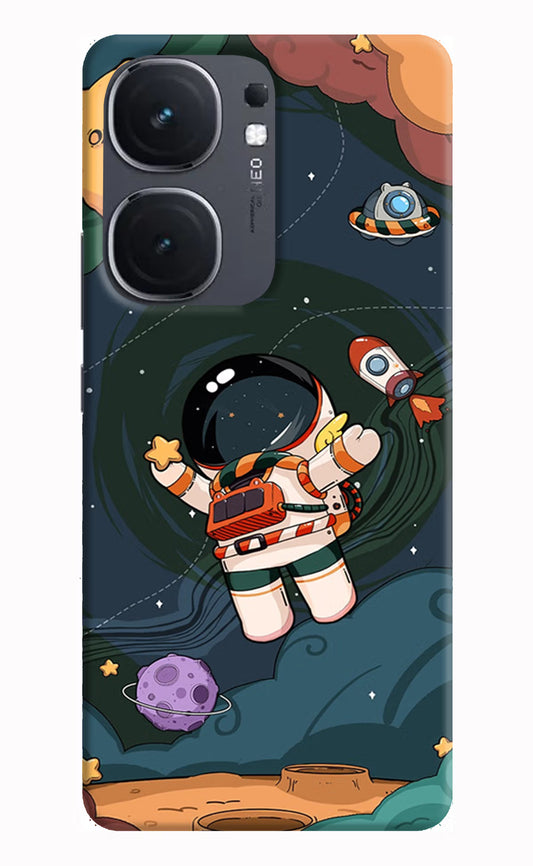 Cartoon Astronaut IQOO Neo9 Pro Hard Case Back Cover by Casekaro