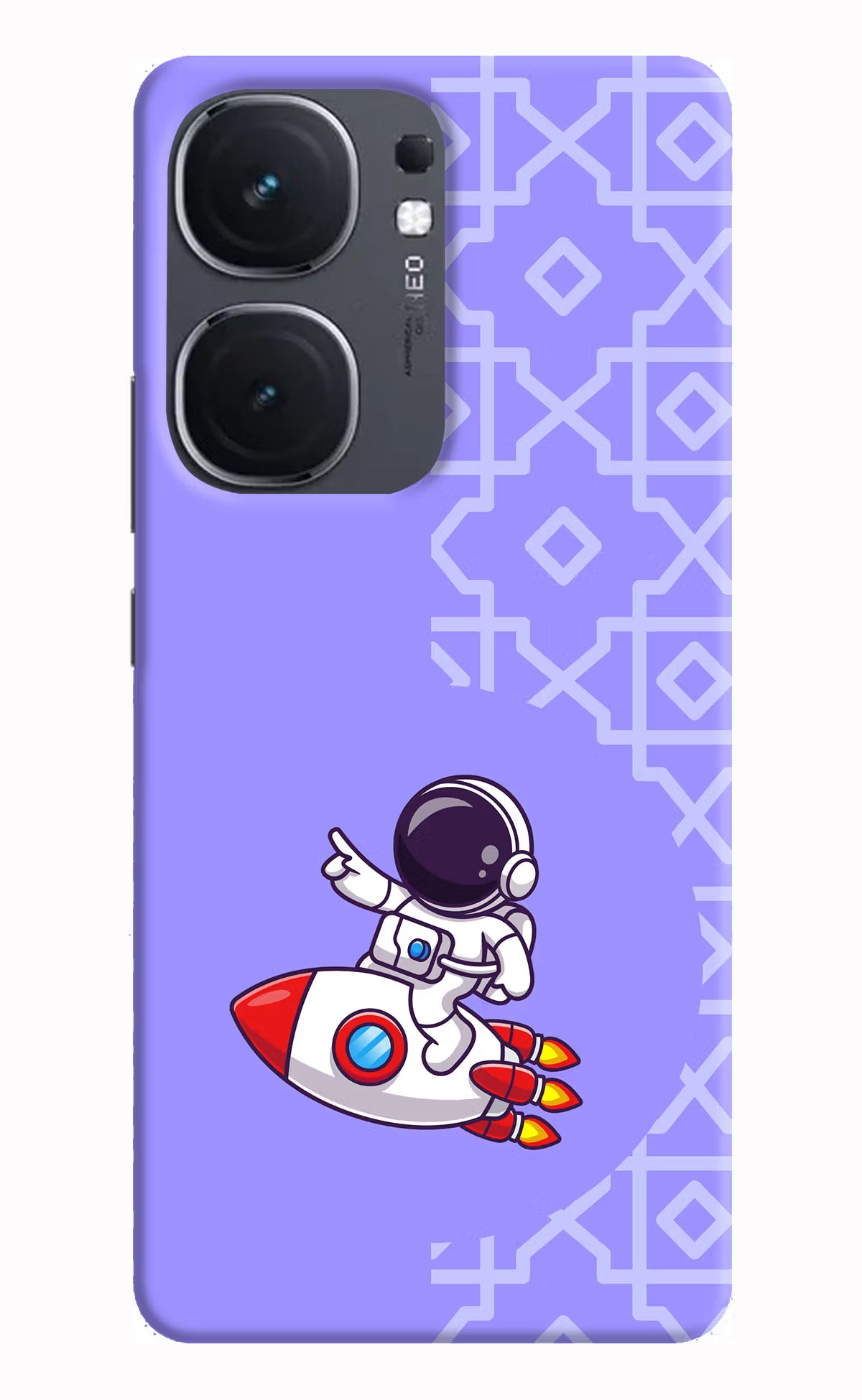 Cute Astronaut IQOO Neo9 Pro Hard Case Back Cover by Casekaro