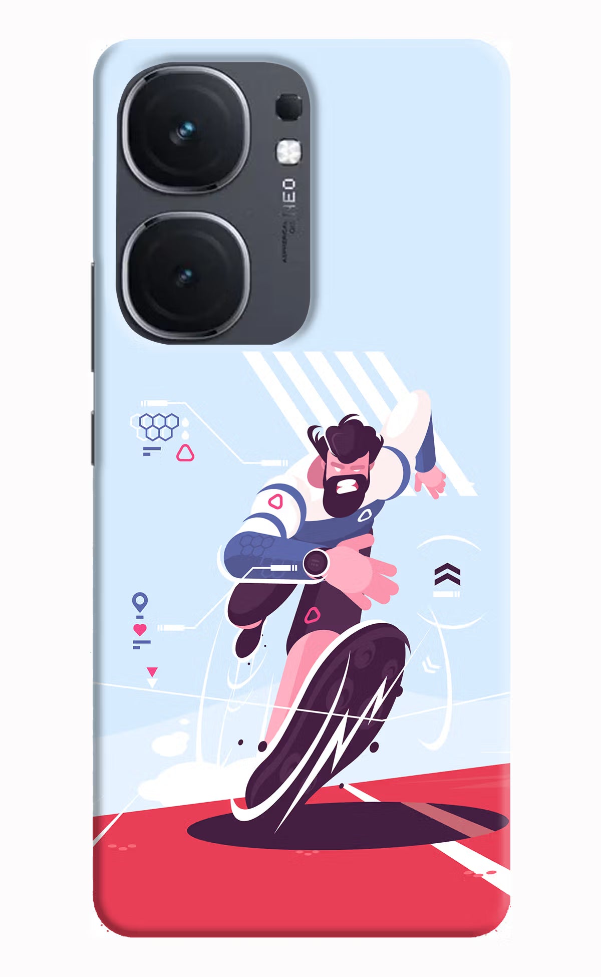 Run Pro IQOO Neo9 Pro Hard Case Back Cover by Casekaro