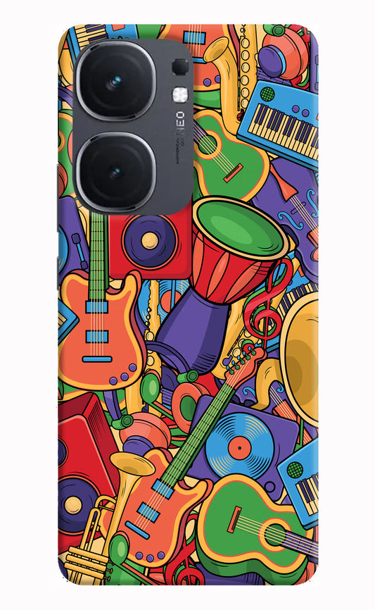 Music Instrument Doodle IQOO Neo9 Pro Hard Case Back Cover by Casekaro