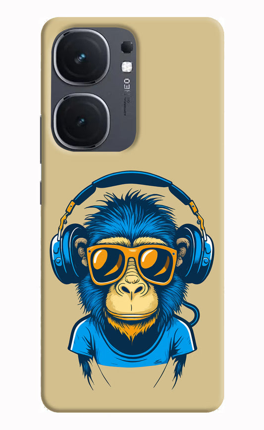 Monkey Headphone IQOO Neo9 Pro Hard Case Back Cover by Casekaro