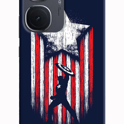 Captain America Marvel Art IQOO Neo9 Pro Hard Case Back Cover by Casekaro