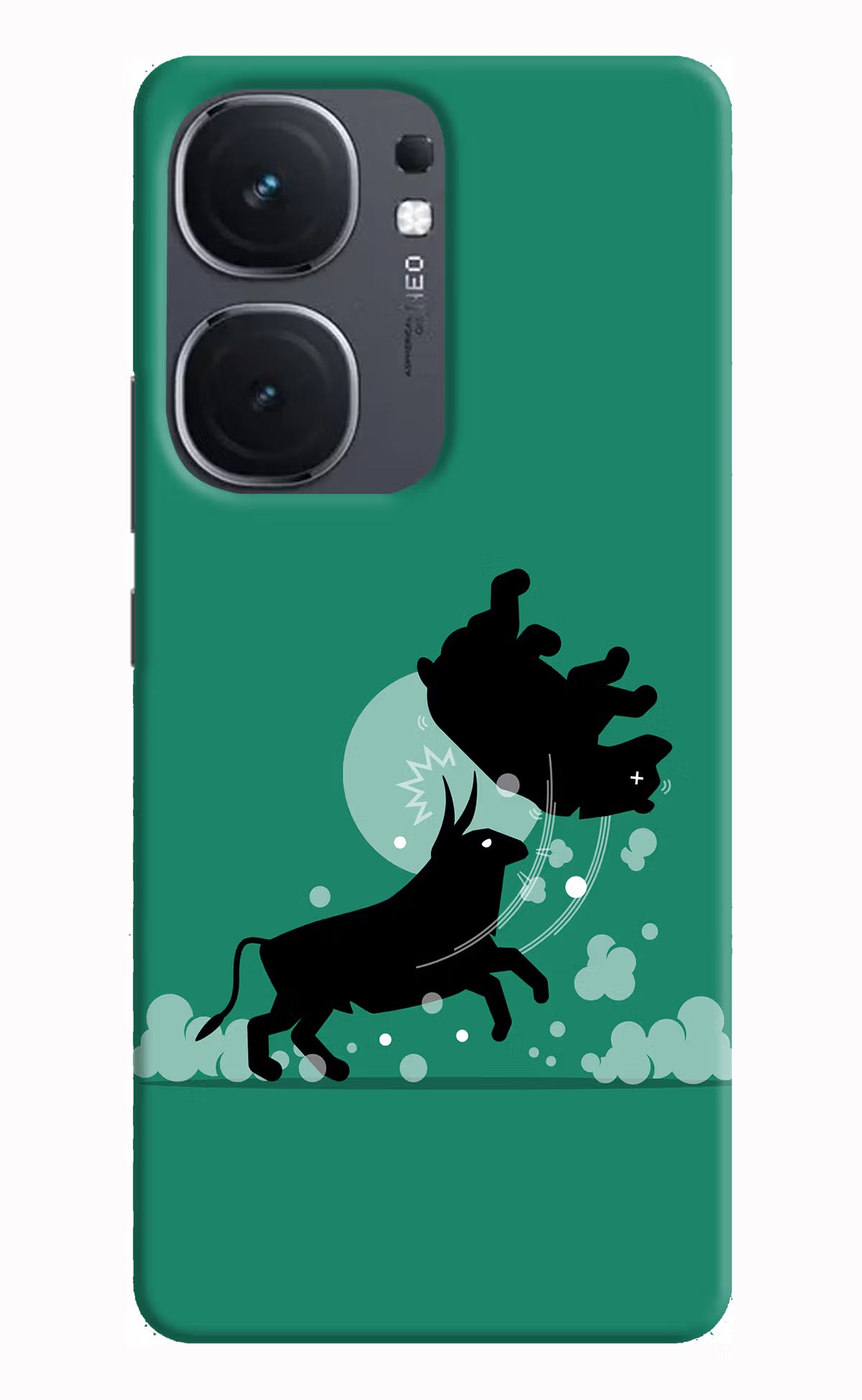 Bull Conqueror IQOO Neo9 Pro Hard Case Back Cover by Casekaro