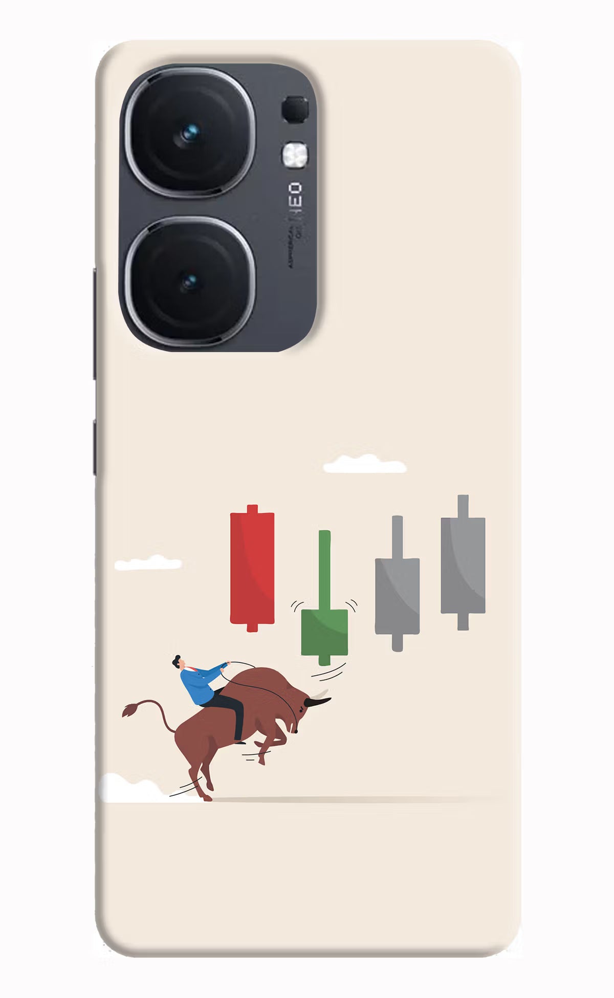 Bull Trading Momentum IQOO Neo9 Pro Hard Case Back Cover by Casekaro