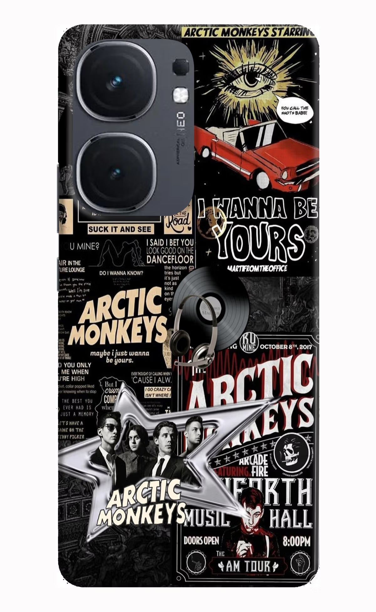 Arctic Monkeys IQOO Neo9 Pro Hard Case Back Cover by Casekaro