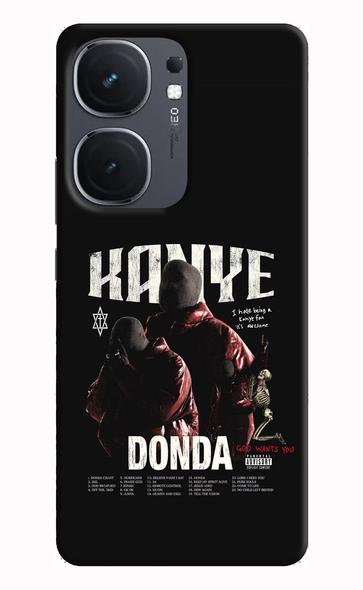 Donda Kanye West IQOO Neo9 Pro Hard Case Back Cover by Casekaro