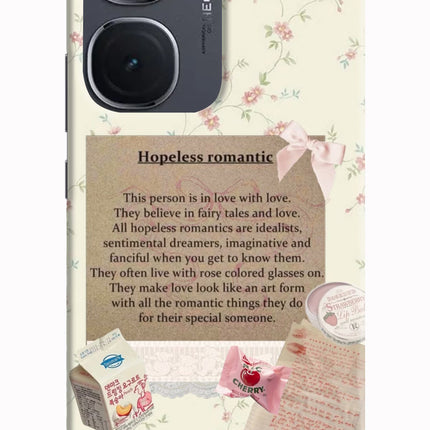 Hopeless Romantic IQOO Neo9 Pro Hard Case Back Cover by Casekaro