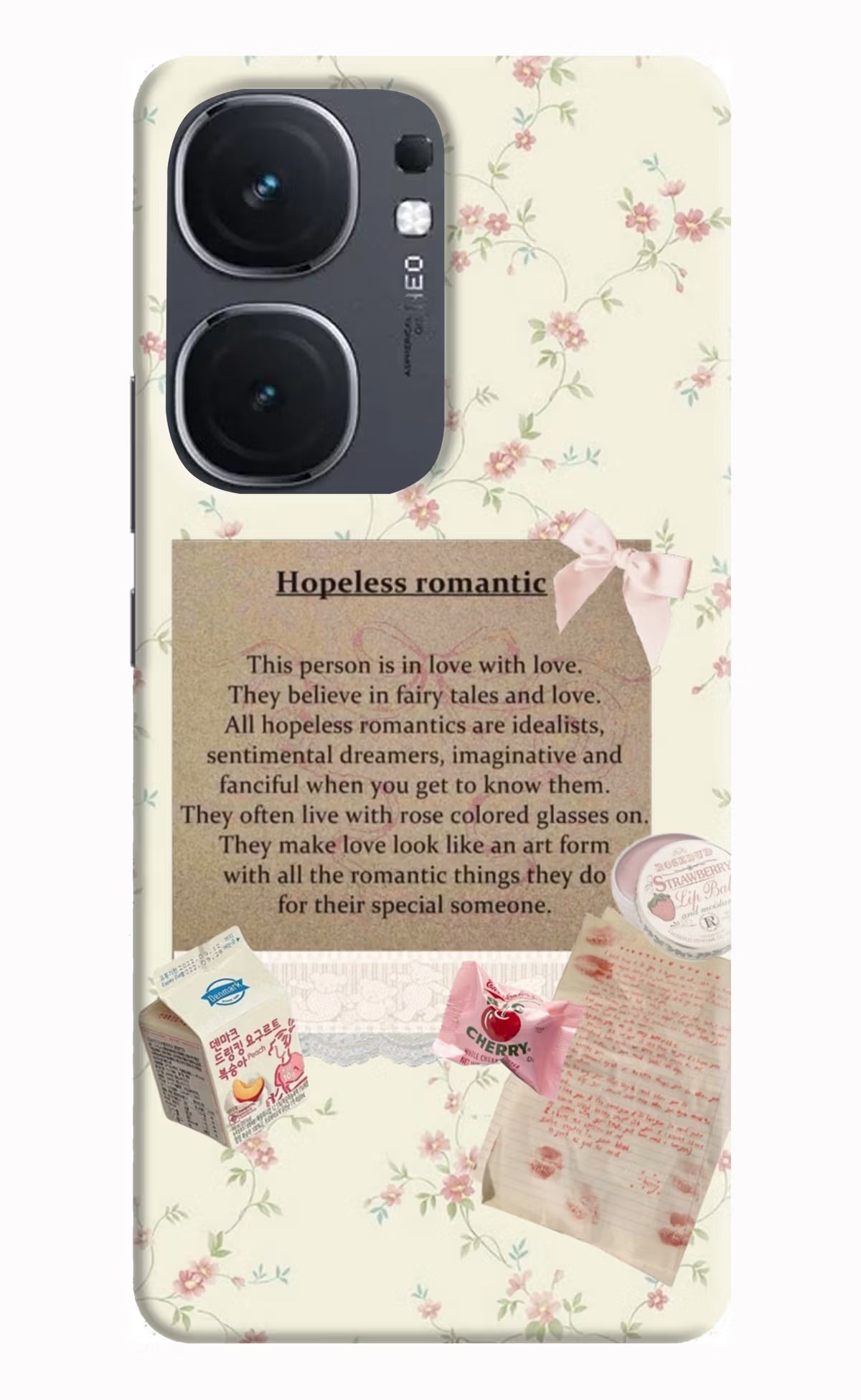 Hopeless Romantic IQOO Neo9 Pro Hard Case Back Cover by Casekaro