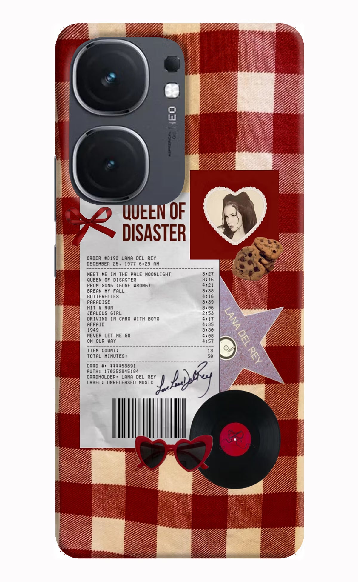 Queen of Disaster IQOO Neo9 Pro Hard Case Back Cover by Casekaro