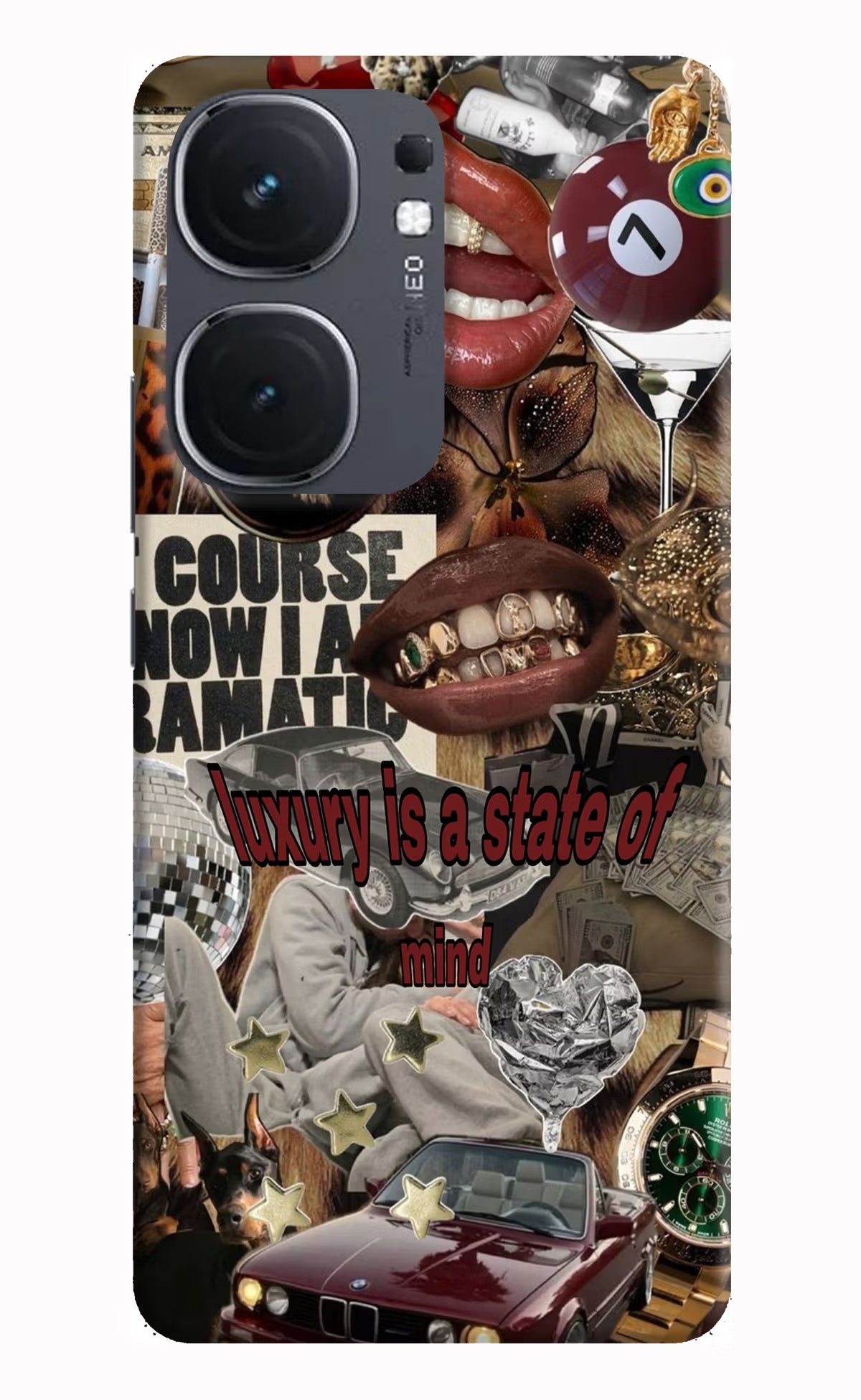 Luxury IQOO Neo9 Pro Hard Case Back Cover by Casekaro