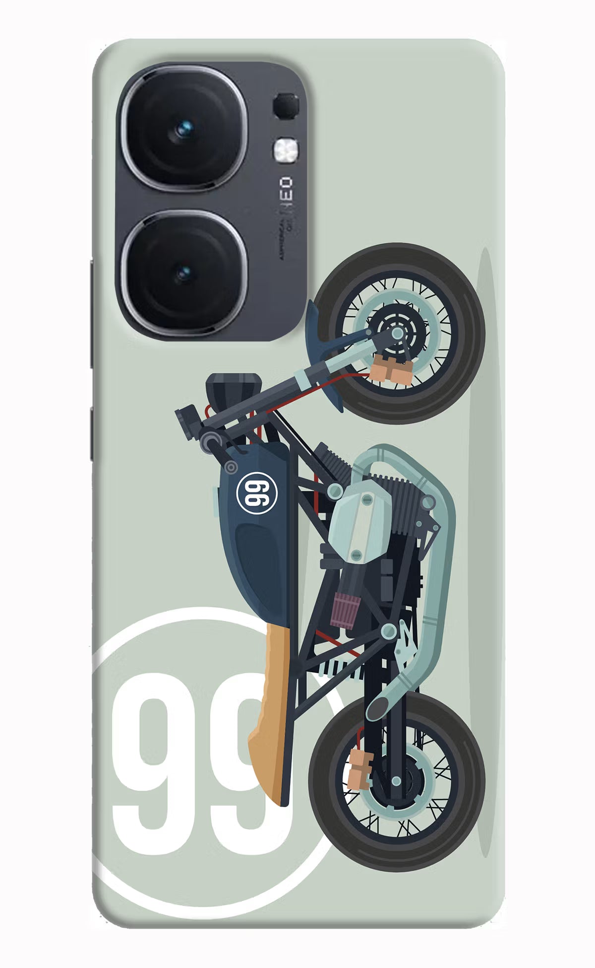 Classic Cafe Racer 99 IQOO Neo9 Pro Hard Case Back Cover by Casekaro