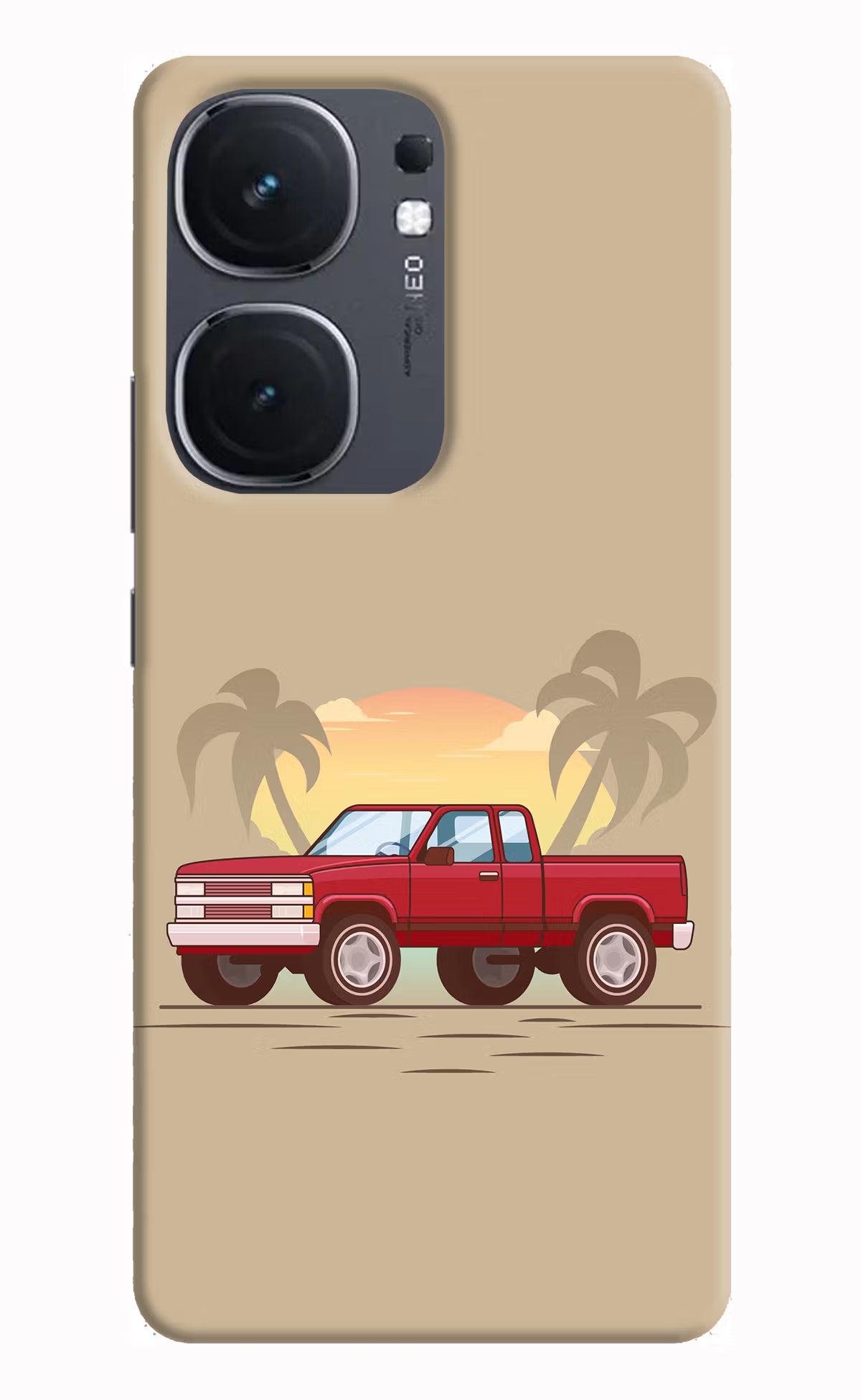 Desert Classic Drive IQOO Neo9 Pro Hard Case Back Cover by Casekaro
