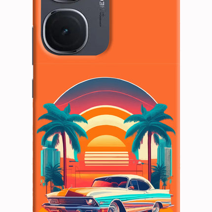 Palm Drive 80s IQOO Neo9 Pro Hard Case Back Cover by Casekaro