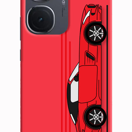 Red Velocity IQOO Neo9 Pro Hard Case Back Cover by Casekaro