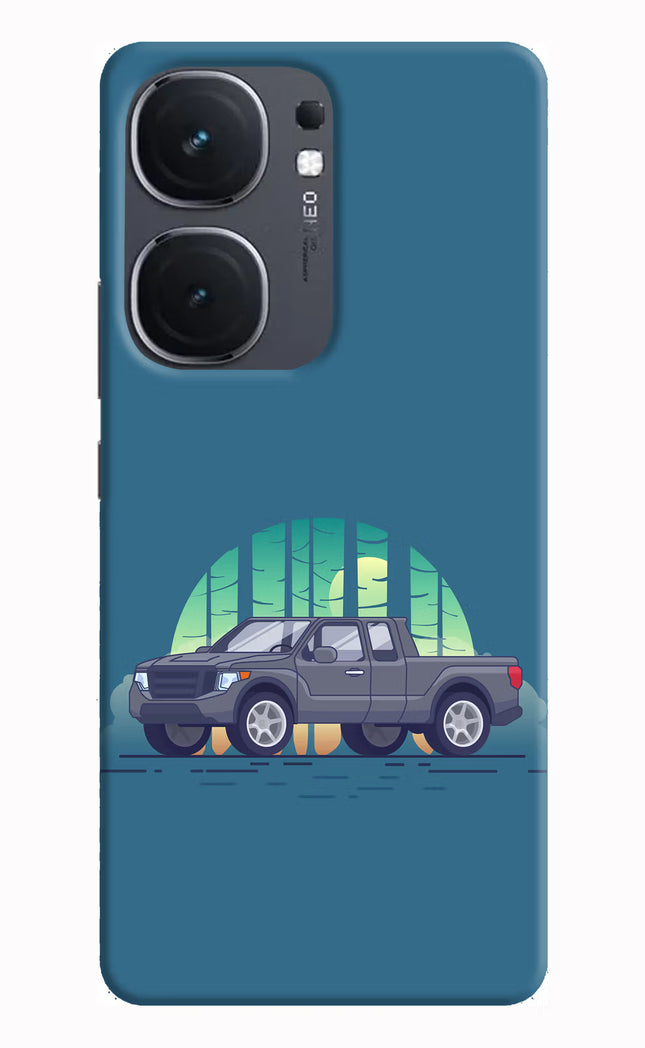 Retro Garage Vibe IQOO Neo9 Pro Hard Case Back Cover by Casekaro
