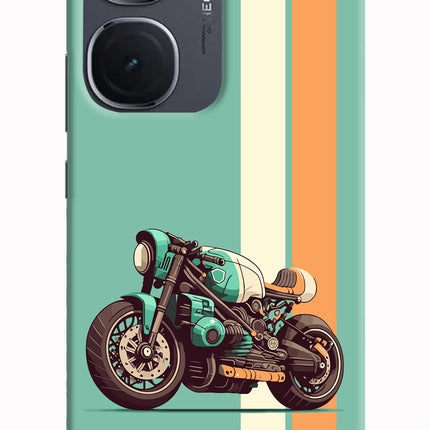 Striped Moto Drift IQOO Neo9 Pro Hard Case Back Cover by Casekaro