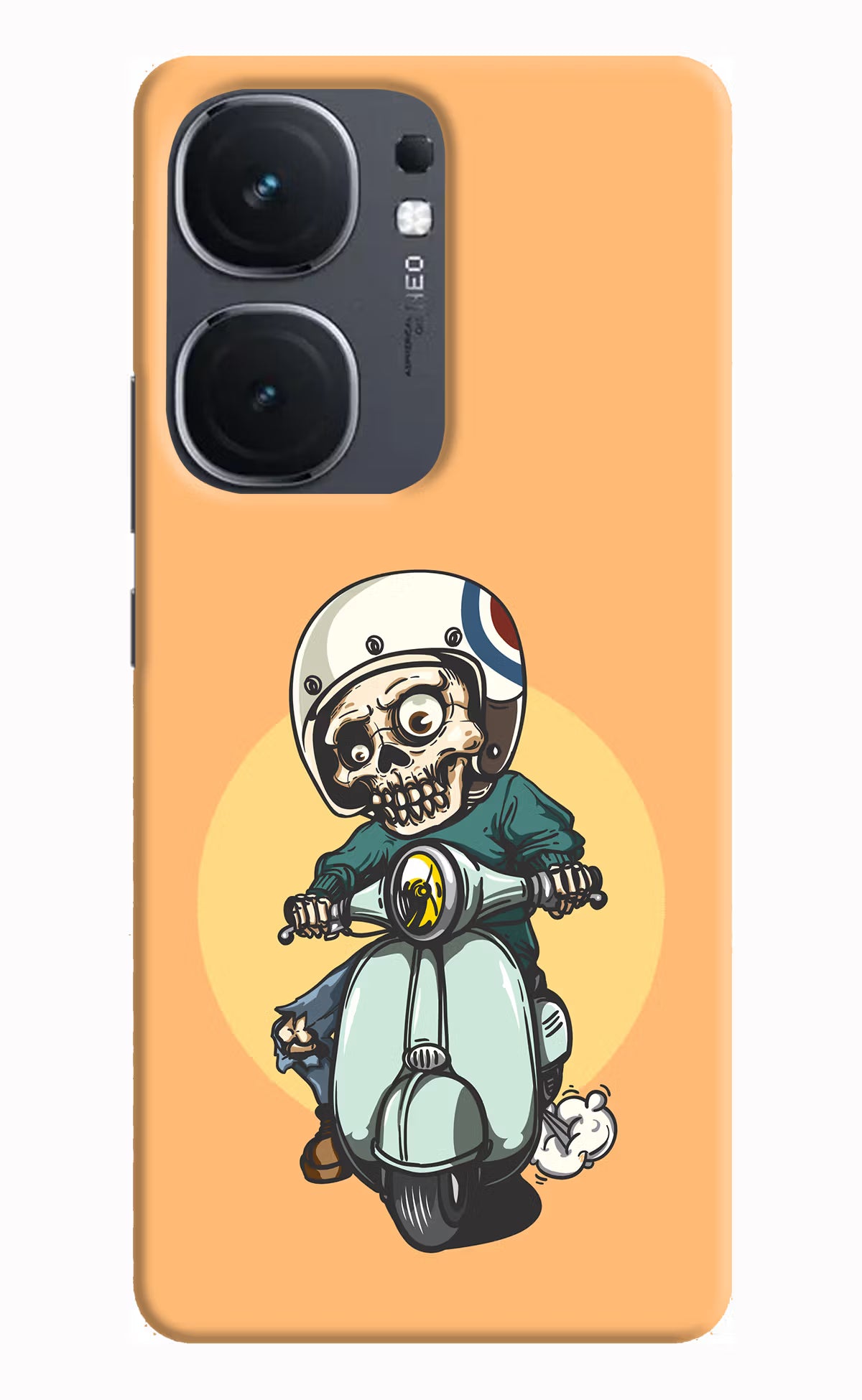 Undead Biker IQOO Neo9 Pro Hard Case Back Cover by Casekaro
