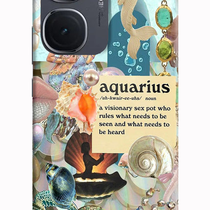 Aquarius Zodiac IQOO Neo9 Pro Hard Case Back Cover by Casekaro