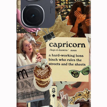 Capricorn Zodiac IQOO Neo9 Pro Hard Case Back Cover by Casekaro