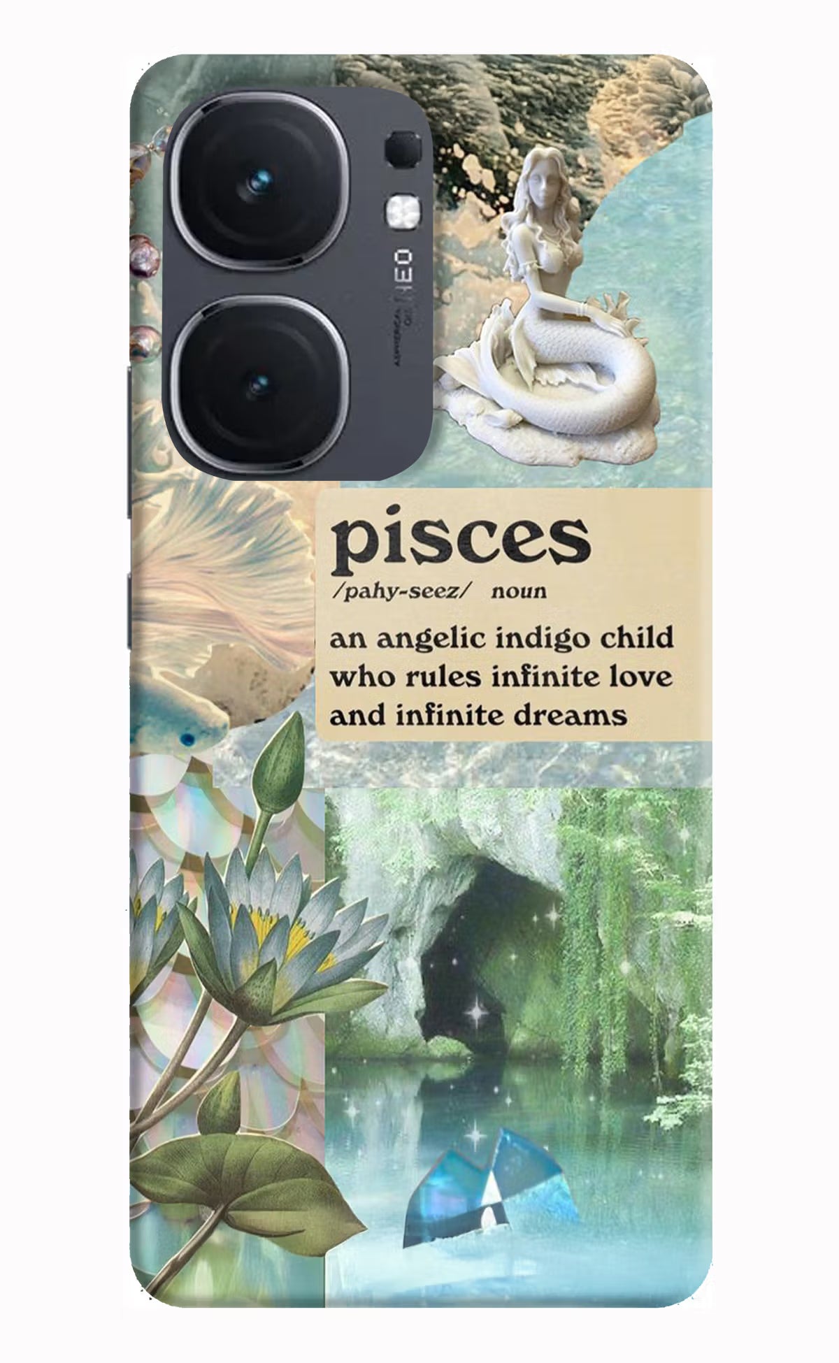 Pisces Zodiac IQOO Neo9 Pro Hard Case Back Cover by Casekaro