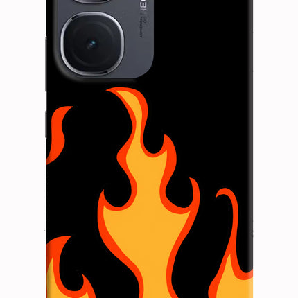 Fired Up – Black IQOO Neo9 Pro Hard Case Back Cover by Casekaro