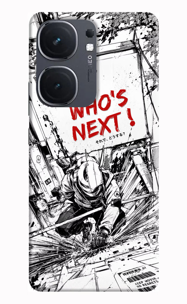 Who's Next IQOO Neo9 Pro Hard Case Back Cover by Casekaro
