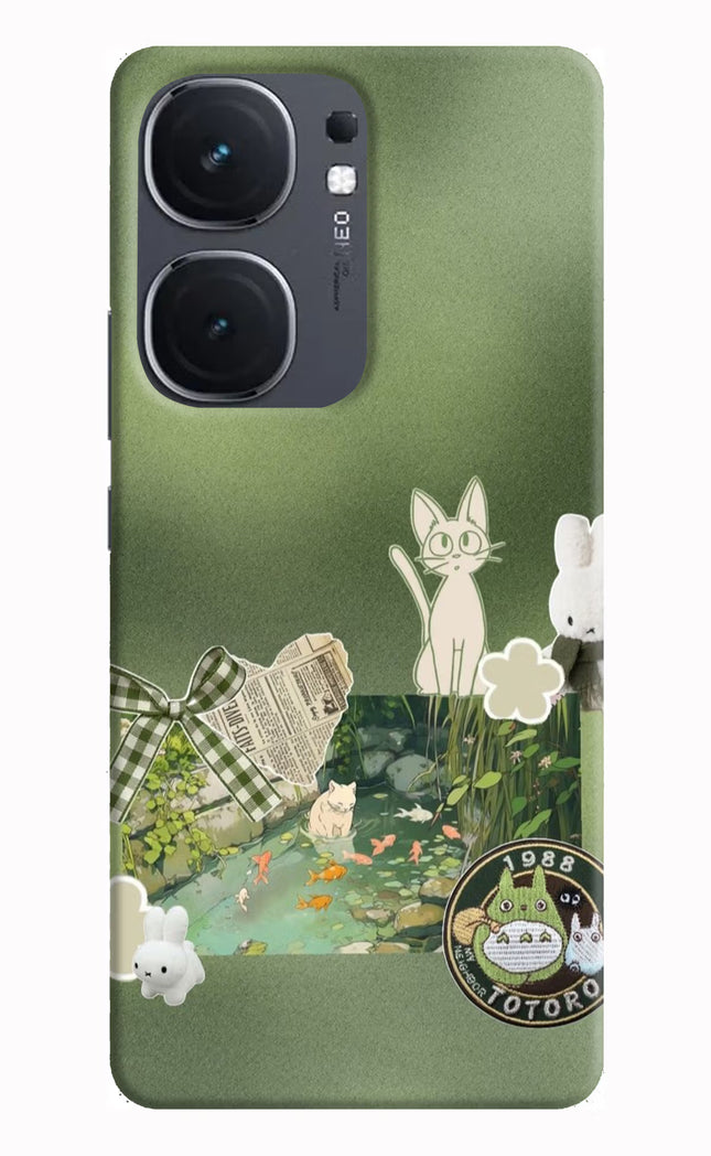 Aesthetic anime IQOO Neo9 Pro Hard Case Back Cover by Casekaro