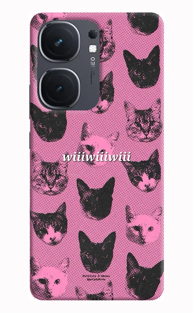 Pink Cats IQOO Neo9 Pro Hard Case Back Cover by Casekaro