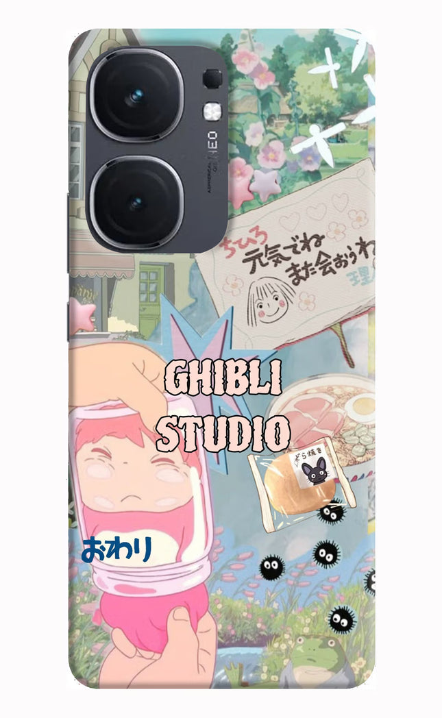 Studio Ghibli IQOO Neo9 Pro Hard Case Back Cover by Casekaro