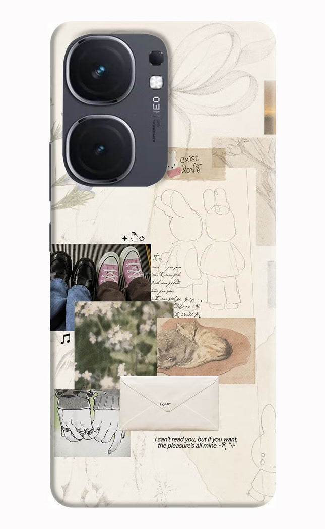 Soft Aesthetic IQOO Neo9 Pro Hard Case Back Cover by Casekaro