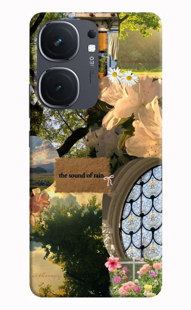 Rain IQOO Neo9 Pro Hard Case Back Cover by Casekaro