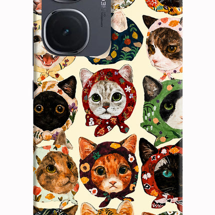 Cool Cat IQOO Neo9 Pro Hard Case Back Cover by Casekaro