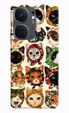 Cool Cat IQOO Neo9 Pro Hard Case Back Cover by Casekaro