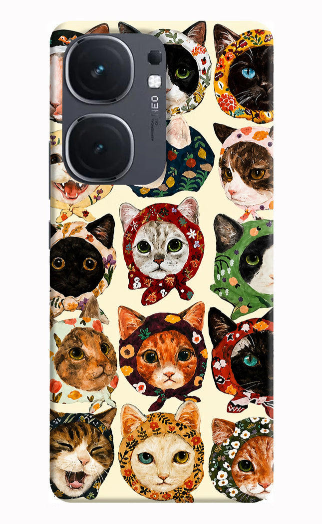 Cool Cat IQOO Neo9 Pro Hard Case Back Cover by Casekaro