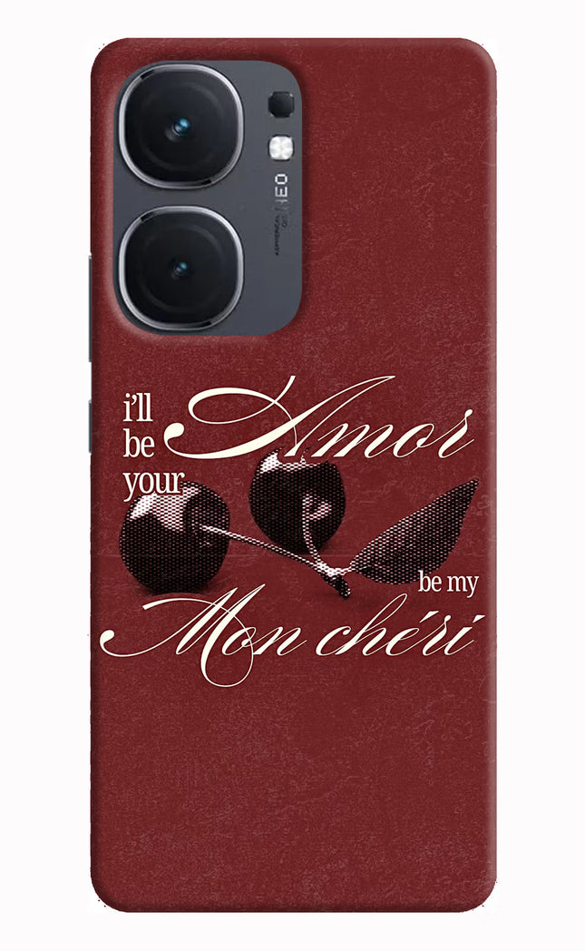 Velvet Cherry IQOO Neo9 Pro Hard Case Back Cover by Casekaro