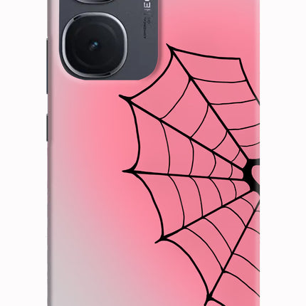 Pink Web IQOO Neo9 Pro Hard Case Back Cover by Casekaro